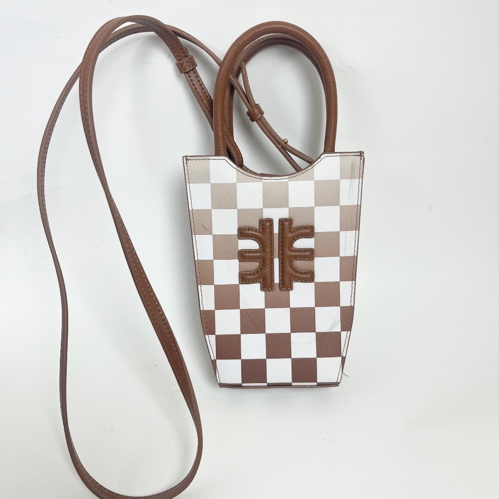 JW Pei Gradient Checkerboard Mini Crossbody Bag